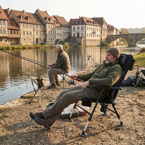 Reclining camping chair heavy - camping,