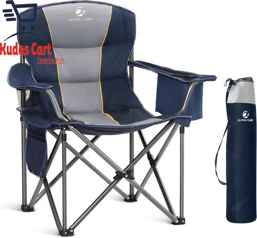 Folding camping chair - folding, heavy